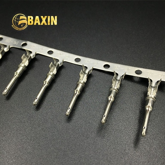 1060-16-0122 DT Series Male 16AWG Crimp Nickel Plated Terminal BAXIN