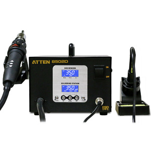 Estación de Soldadura Atten 8502D, Pistola de Aire Caliente Digital, Soldador con Control de Temperatura para Soldadura General - Product Image 4