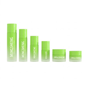 ขวดน้ำหอมพกพาแบบเติมได้ Mingsheng ขวดแก้วทรงกระบอกแบบพ่นพกพา ชุดขวดขนาดเล็กพร้อมที่ใส่ ขนาด 5 มล. 10 มล. 30 มล. 100 มล. - Product Image 4