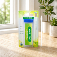 60 brosses interdentaires jetables en silicone de qualité alimentaire pour l'hygiène bucco-dentaire et le nettoyage des dents