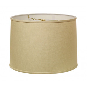 HMS 16 \ "pergamena Beige retro del passato paralume in lino a tamburo eleganti cover e sfumature - Product Image 1