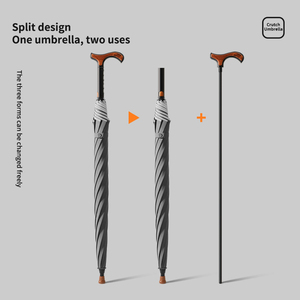 <span class=keywords><strong>Canne</strong></span> de marche télescopique réglable, <span class=keywords><strong>parapluie</strong></span> droit semi-automatique avec protection solaire, antidérapant, durable, manuel, moderne, 8k - Product Image 4