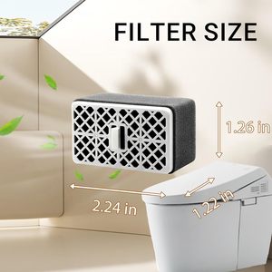 Filtre désodorisant pour toilettes Lychee pour TOTO Washlet THU9476 C100 C200 S300 S350E S500E SW2034 SW573 Air - Product Image 2