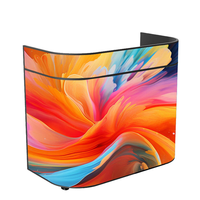 Pantalla LED Flexible para Interiores HLT P1.86mm de Alto Brillo, Compatible con Pantallas a Color, Garantía de 2 Años, Pixel CMS/RDM