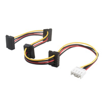 Câble d'alimentation DVR 4PIN Câble d'alimentation pour disque dur SATA 4 broches à 15PIN pour enregistreur vidéo Hikvision