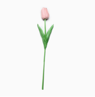 Shangchu Vas Rangkaian Bunga Palsu Buatan Kelas Atas Berbentuk Tulip PU Dekorasi Rumah Ruang Tamu Ruang Makan Fotografi Pernikahan