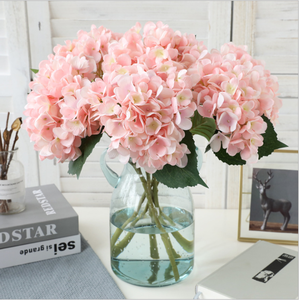 Venta al por mayor mejor calidad Grado A de hortensias artificiales para la pared de boda - Product Image 1