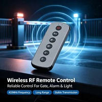 Control Remoto Inalámbrico de 6 Teclas y 433MHz, Carcasa Personalizada, Teclado para Ventilador, Luz y Calefactor, Diseño Personalizado de Fábrica OEM ODM