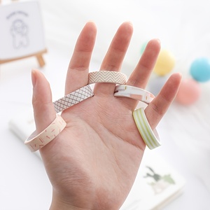 2023 Chinese Style Stationery Washi Paper Tape 3 Rolls Container Storage Box Ancient Paper