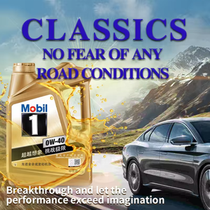Top Quality Gold <span class=keywords><strong>Mobil</strong></span> No. <span class=keywords><strong>1</strong></span> <span class=keywords><strong>0W40</strong></span> huile moteur entièrement synthétique SN essence véhicule lubrifiant moteur universel 4L - Product Image 5