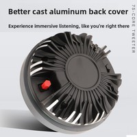 Tweeter à compression en titane Gertsound XY750-2LR, bobine vocale de 75 mm, 1 canal, 100-300 W, boîtier métallique professionnel, directement de l'usine