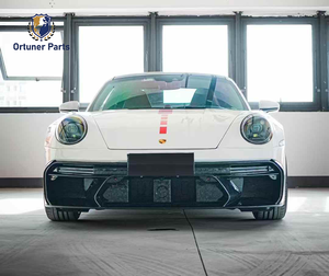ชุดบอดี้คอนเน็คเตอร์แบบมีที่เกี่ยวด้านหน้าของ B900ไฟเบอร์คาร์บอนสำหรับ Porsche <span class=keywords><strong>911</strong></span> 992 <span class=keywords><strong>Carrera</strong></span> <span class=keywords><strong>2020</strong></span> + บั๊มเปอร์ตะขอตัดแบบใหม่ - Product Image 3
