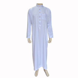 Vestido ceremonial musulmán para <span class=keywords><strong>hombre</strong></span> con bolsillo en el pecho y estuche de lápices, diseño de cuello a presión para traje Toby personalizable - Product Image 4