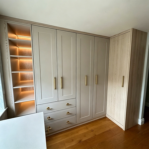 Armoire modulaire sectionnelle moderne blanche, armoire sur mesure de haute qualité en bois, prix abordable - Product Image 5