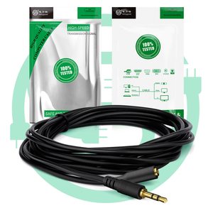 Factory Price 3M 3.5mm Aux Audio Cable Male to Female 3 Jack M/F Stereo TRS Cable Gold Plated for Phone Computer - Product Image 6