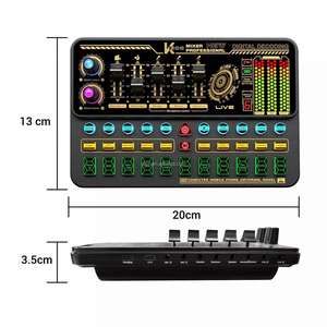 Clavax-<span class=keywords><strong>Tarjeta</strong></span> <span class=keywords><strong>de</strong></span> <span class=keywords><strong>sonido</strong></span> profesional en vivo, <span class=keywords><strong>equipo</strong></span> mezclador <span class=keywords><strong>de</strong></span> 48V <span class=keywords><strong>para</strong></span> transmisión en vivo, grabación, ordenador, teléfono móvil, <span class=keywords><strong>Bluetooth</strong></span> - Product Image 5