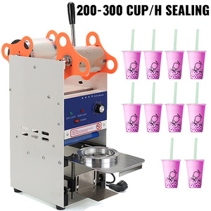 Giá Rẻ Giá 69Mm Bán Buôn Điện Cup Niêm Phong Kích Thước Nhỏ Nước Mộc Mạc Trà Sữa Mứt Của Nhãn Hiệu Cup Niêm Phong Máy - Product Image 3