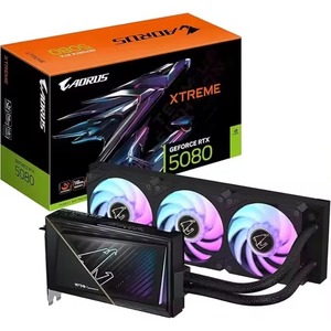 <span class=keywords><strong>AORUS</strong></span> GeForce RTX <span class=keywords><strong>4090</strong></span> XTREME WATERFORCE 24GB GDDR6X PCIe 4.0 Flüssigkeitsgekühlte GPU mit 360mm Radiator für 8K-Gaming - Product Image 1