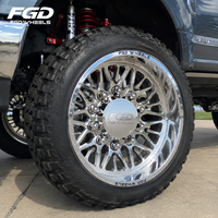 Jantes en alliage forgé polies sur mesure OEM, type Deep Dish, 22-30 pouces, 8x180 10x225 pour GMC Sierra 3500, pour F350, pour camions lourds
