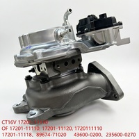Turbocompresseur CT16V 17201-11110 17201-11118 89674-71020 pour Toyota Hilux Revo Fortuner 2.4L 2GD-FTV Moteur Turbo