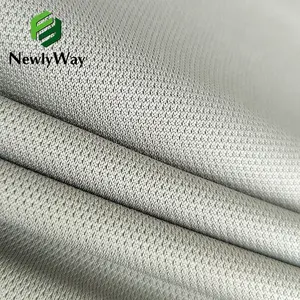 Comfortable Fabric 100 Polyester Breathable Knitted Mesh Fabric For Sports Shirt