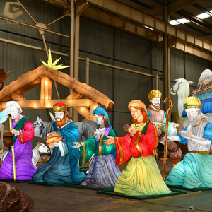 CCFL71 lanterne de festival thème Jésus traditionnel lanterne de soie d'animal de chameau pour le terrain de jeu - Product Image 2