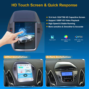 Autoradio multimédia 10,4 pouces pour Hyundai Tucson IX35/IX 2009+ Écran Android Stéréo CANBUS Commande au volant FM - Product Image 2