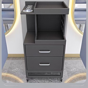 Modern Heavy-duty Metal Beauty Storage <b>Trolley</b> for Hair Salon Barber Shop and Bathroom Working Salon Equipment - Product Image 1