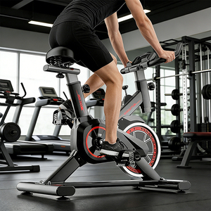 <span class=keywords><strong>Bicicleta</strong></span> de <span class=keywords><strong>Spinning</strong></span> de Acero Negro para Interiores a Precio Económico con Monitor de Ritmo Cardíaco <span class=keywords><strong>y</strong></span> Resistencia Magnética para Fitness Unisex - Product Image 4