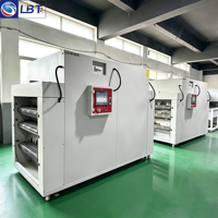 Four tunnel industriel pour circuits imprimés et matériaux électroniques, faible température de surface sur la couvercle du four, installation sur site à l'étranger
