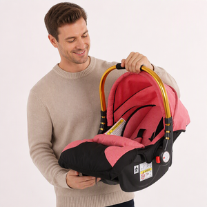 Siège auto bébé pas cher, adapté aux bébés de 0 à 18 mois, avec barre de protection en alliage d'aluminium de haute qualité. - Product Image 5