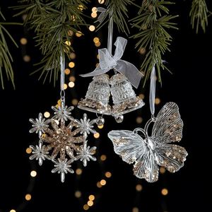 Adorno Colgante de Cristal Transparente Acrílico para Árbol de Navidad, Decoración de Lujo para el Festival Navideño - Product Image 2