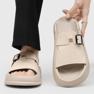 Nouvelles sandales à semelle épaisse pour hommes 2026 - Tongs d'été à bout ouvert et semelle épaisse pour la plage et les loisirs - Product Image 4