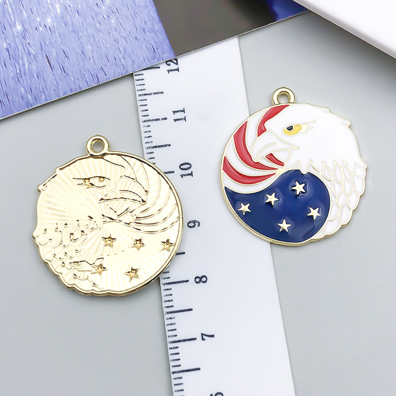 1 KC Gold White Drip American Independence Day Rou