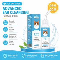 Productos de Aseo para Mascotas, Gotas para Oídos de Mascotas en Stock, Líquido para el Cuidado de los Oídos para la Eliminación de Ácaros y Cera, Limpiador de Oídos para Perros y Gatos al por Mayor