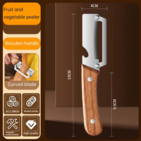 Multifunctionele handmatige metalen groenteschiller met roestvrijstalen mes voor gebruik in de keuken, geschikt voor aardappelen, fruit, groenten en wintermeloen.