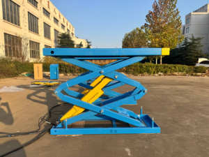 <span class=keywords><strong>Table</strong></span> élévatrice à ciseaux hydraulique à double cylindre souterraine de petite taille avec une capacité de 3,5 tonnes - Product Image 4