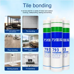 [manufacturer] Custom Logo Silicone Sealant Adhesive Fast Curing Neutra Universal Weatherproofing Construction Glass