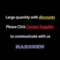 MARONEW Bijoux personnalisés en acier inoxydable étanche plaqué or 18 carats Bracelet manchette en zircone pour femmes