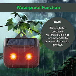 Repelente Solar Nocturno para <span class=keywords><strong>Animales</strong></span>, Repelente de Ciervos para Exteriores de Alta Resistencia al Agua, Disuasivo de <span class=keywords><strong>Animales</strong></span> Activado por Movimiento para Jardín y Granja - Product Image 2