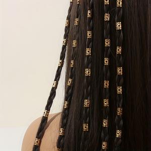 Accessoires de tressage DIY pour tresses, anneaux capillaires géométriques pour tresses, accessoires capillaires pour tresses 2026 - Product Image 3