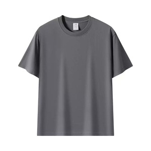 Custom 100% Cotton T Shirt OEM ODM Oversized Unisex Crew Neck Blank Short Sleeve <b>Tee</b> with Logo - Product Image 6