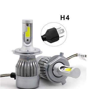 ไฟหน้ารถ LED อัตโนมัติ C6 H7 H4 H11 12V 36W 3800LM ใหม่รับประกัน2ปีสำหรับการติดตั้ง/อัปเกรด - Product Image 2