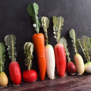 Carottes en mousse de simulation de plusieurs tailles, légumes réalistes en mousse pour décorations de fête, de maison et de cuisine - Product Image 6