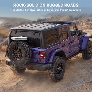 Starlink Mini Xe Núi Cho Bánh Xe Gắn Với Có Thể Điều Chỉnh Strapsoff-Đường Xe, Cắm Trại, Cứu Hộ Khẩn Cấp Hoạt Động - Product Image 3