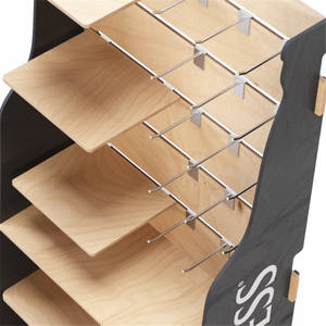 Étagères italiennes de qualité personnalisée, présentoir en bois à emboîtement pour boissons alcoolisées - Product Image 6