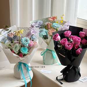 Floral Packaging Crepe <strong>Paper</strong> DIY Hand Floristry 3D Rough <strong>Textured</strong> Water Rock <strong>Paper</strong> Gift Flower Wrapping <strong>Paper</strong> Valentine's Day - Product Image 5