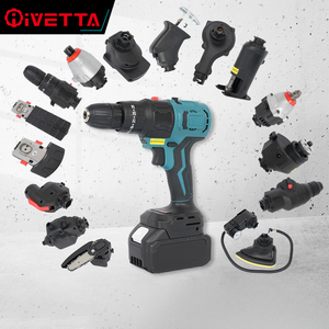 مجموعة أدوات كهربائية محمولة IVETTA OEM بقوة 600 واط متعددة الأغراض مع بطارية ليثيوم 1300 أمبير في الساعة مجموعة أدوات كهربائية عامة 16+2 - Product Image 1