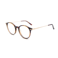 Lunettes d'ordinateur de créateur de mode à monture optique en acétate pour hommes femmes 2022 lunettes circulaires ultra-légères