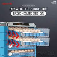 Incubateur d'œufs automatique intelligent de 500 œufs avec alimentation en eau automatique, taux d'éclosion plus élevé, type à rouleaux